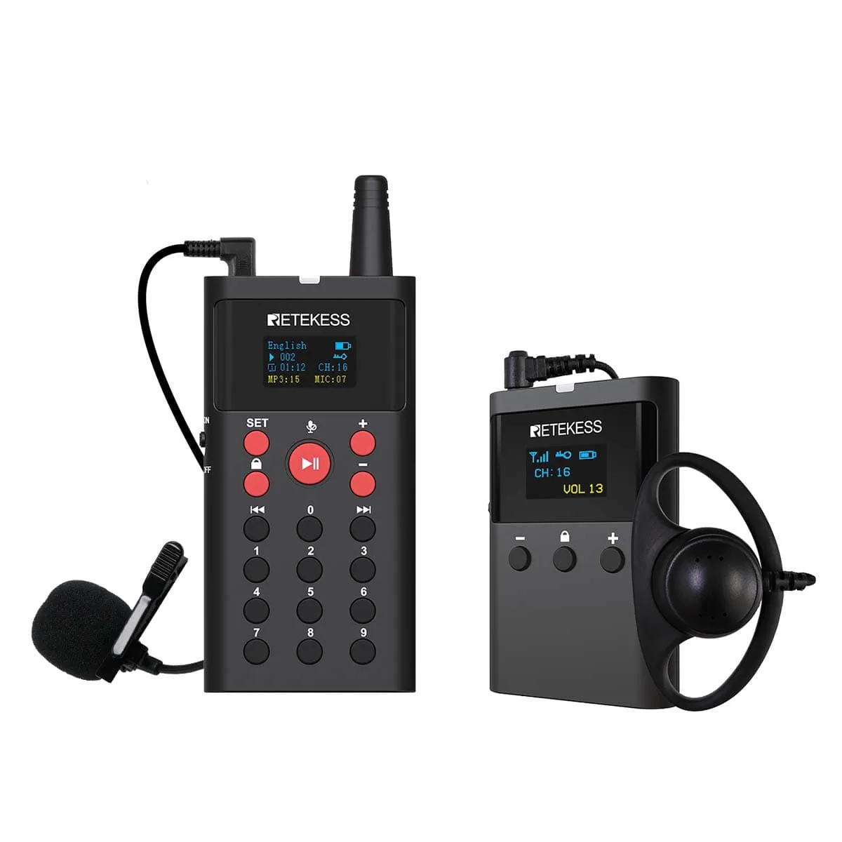 Retekess TT127 Radio Guías Sistema Audioguía