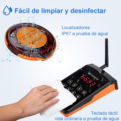 localizador impermeable retekess td156 localizador impermeable retekess td156