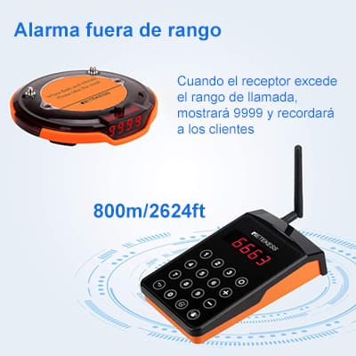 buscapersonas de largo alcance 800m retekess td156 buscapersonas de largo alcance 800m retekess td156